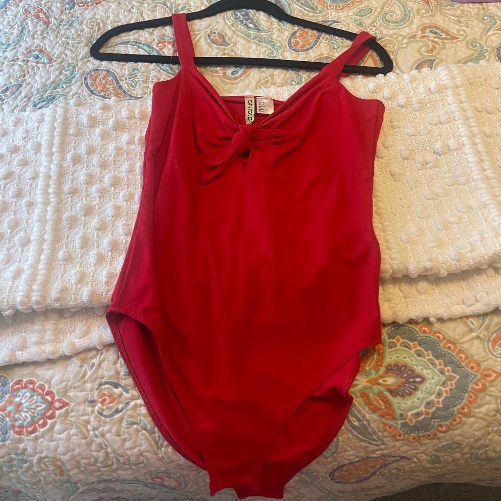 H&M red bodysuit